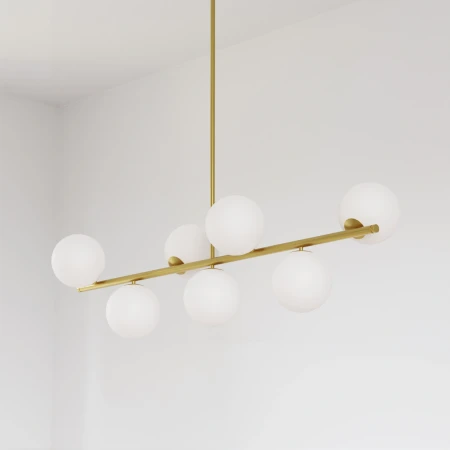 Lampa stylowa wisząca CAPE TOWN mosiądz P07056BR - Cosmo Light
